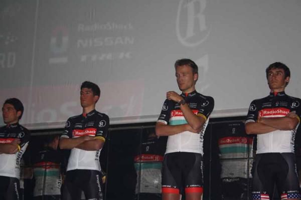 The riders were presentened in their 2012 kits