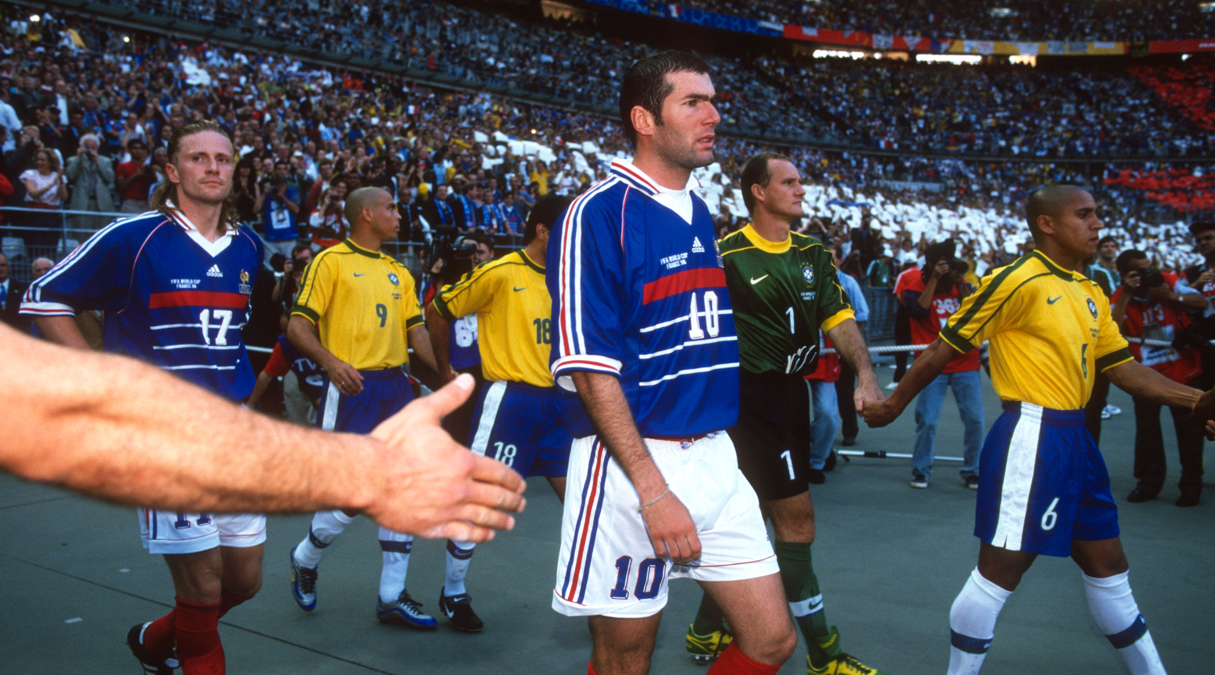 Zinedine Zidane of France, 1998 World Cup final