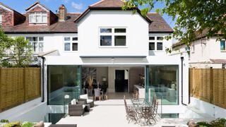 single storey contemporary extension to semi-detached house