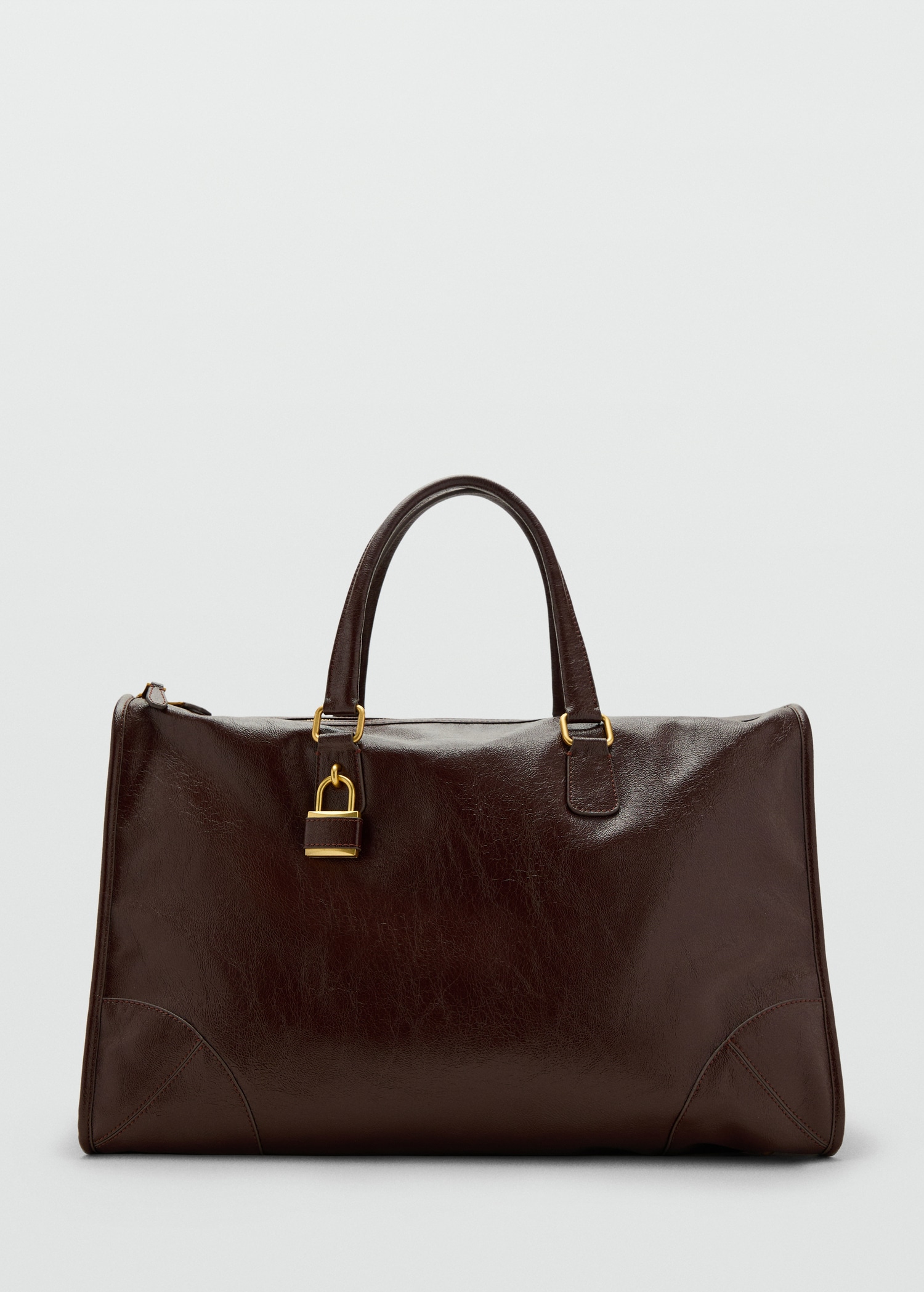Maxi Shiny Handbag With Straps - Women | Mango United Kingdom