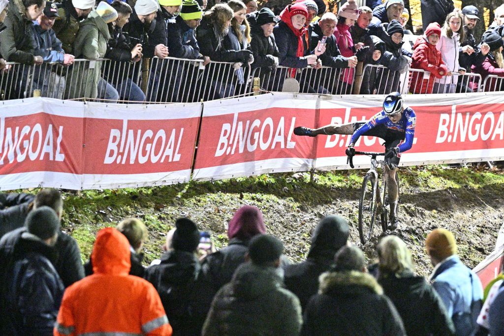 Dutch Puck Pieterse pictured in action during the women elite race of the Superprestige Diegem 6th stage out of 8 in the Superprestige cyclocross cycling competition in Diegem Wednesday 28 December 2022BELGA PHOTO JASPER JACOBS Photo by JASPER JACOBS BELGA MAG Belga via AFP Photo by JASPER JACOBSBELGA MAGAFP via Getty Images
