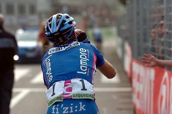 Damiano Cunego (Lampre) after the race