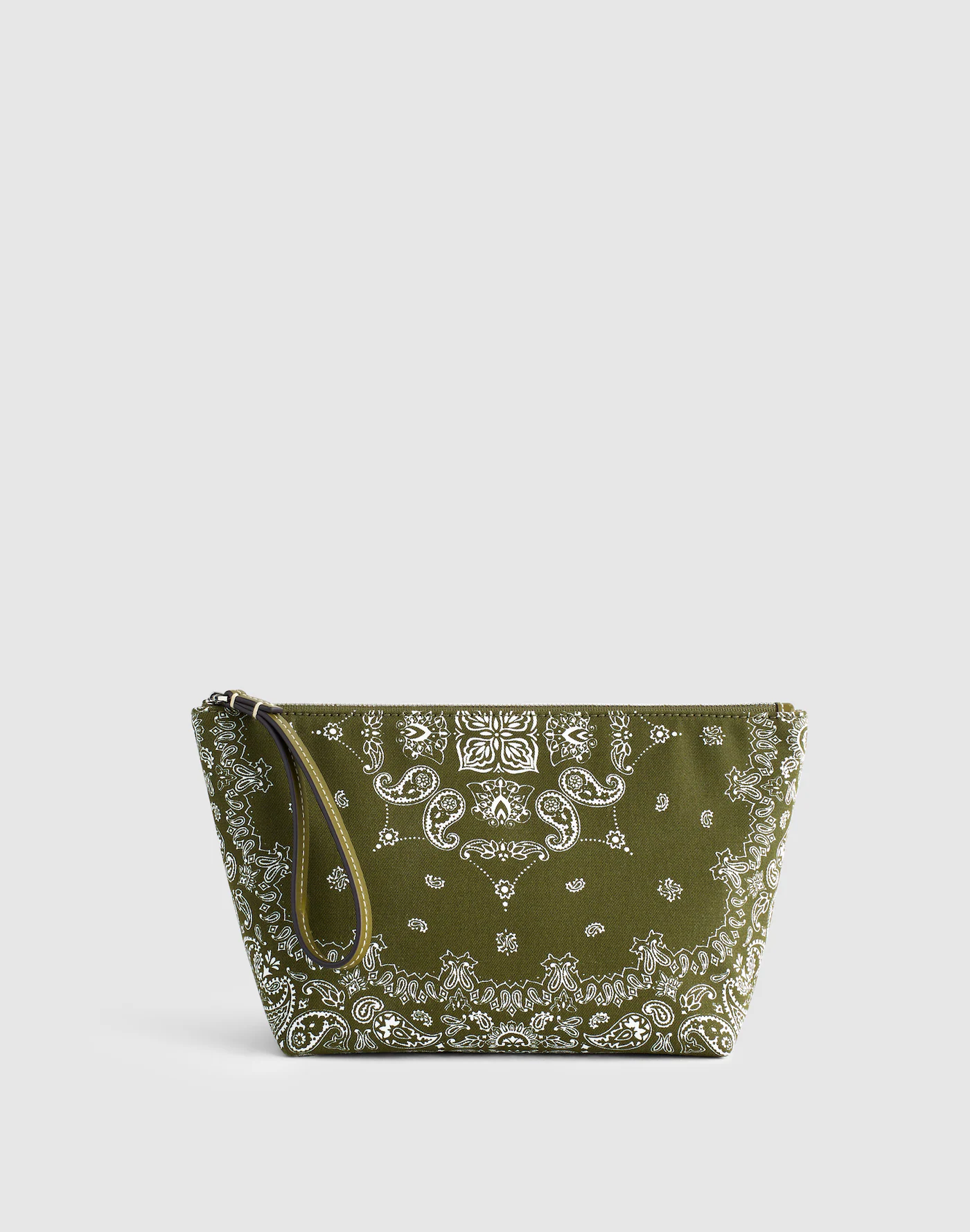 Bandana-Print Zip Pouch