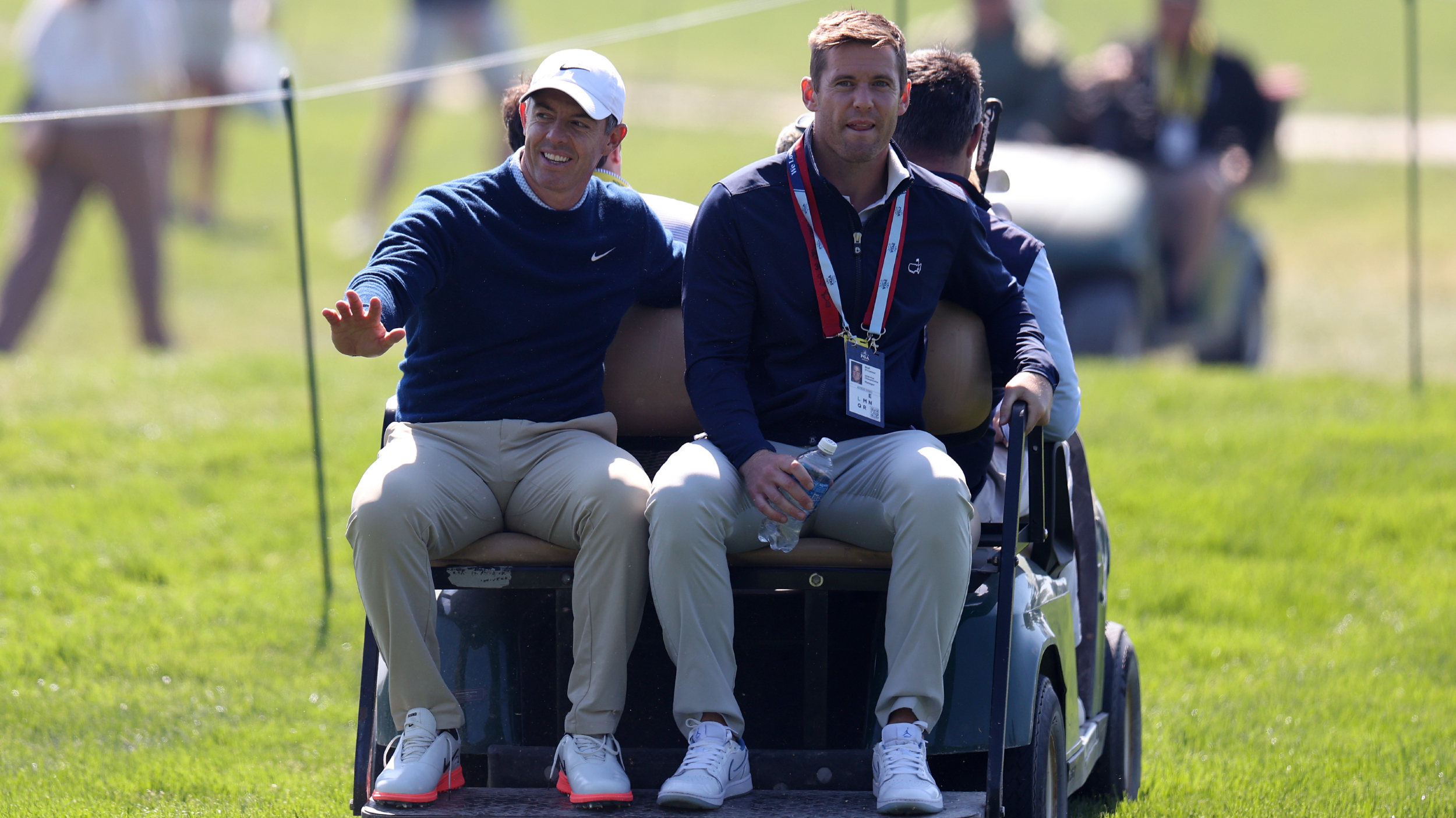 Rory McIlroy at the PGA Championship at Aronimink
