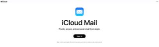 iCloud Mail main page