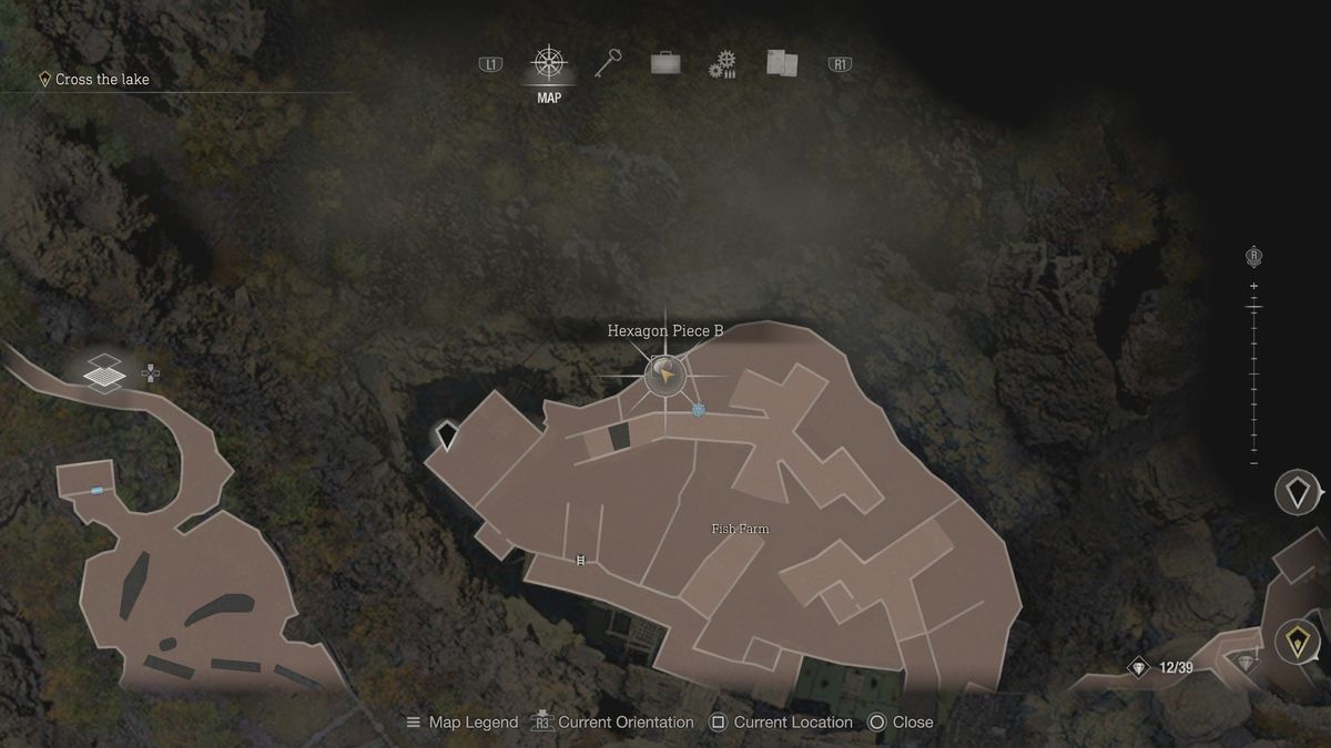 Resident Evil 4 Remake hexagon piece B location