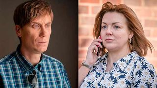 'Four Lives' features Stephen Merchant as serial killer Stepehn Port and Sheridan Smith as one of his victim's mother Sarah Sak.