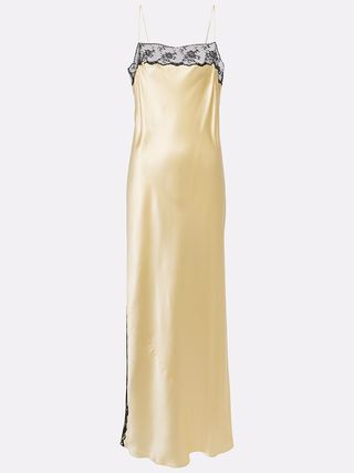 SIR, Aries Lace-Trimmed Silk Slip Dress