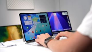 The leaked M5 iPad Pro being unboxed by Romancev768 on YouTube.