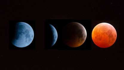 Eclipses in astrology - Low angle view of moon against sky at night,Wervik,Vlaanderen,Belgium.