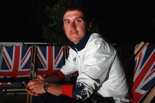 Geraint Thomas of Great Britain and Team GB poses for a photo during a British Cycling press conference on August 2, 2016 in Rio de Janeiro