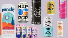 A selection of the best low-calorie non-alcoholic drinks in a can