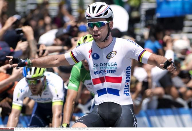 Mark Cavendish (Omega Pharma-Quickstep) claims win number two