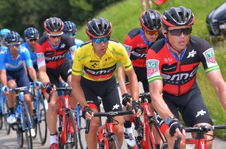 Richie Porte and his BMC teammates during stage 7 at Tour de Suisse