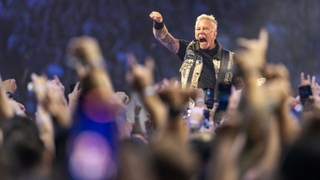 Lead singer and guitarist James Hetfield of Metallica performs onstage at Lumen Field on September 01, 2024 in Seattle, Washington.