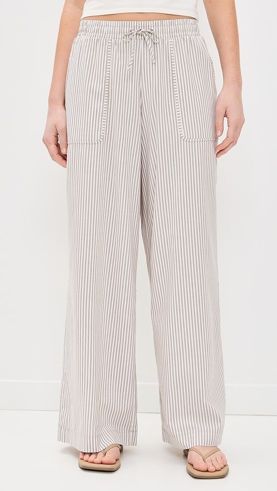 Splendid Splendid X Cella Jane Poplin Stripe Pants