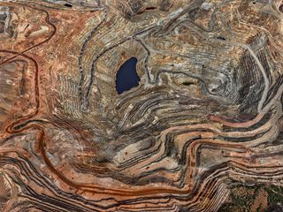 Chino Mine #5, Silver City, New Mexico, USA, 2012, by Edward Burtynsky