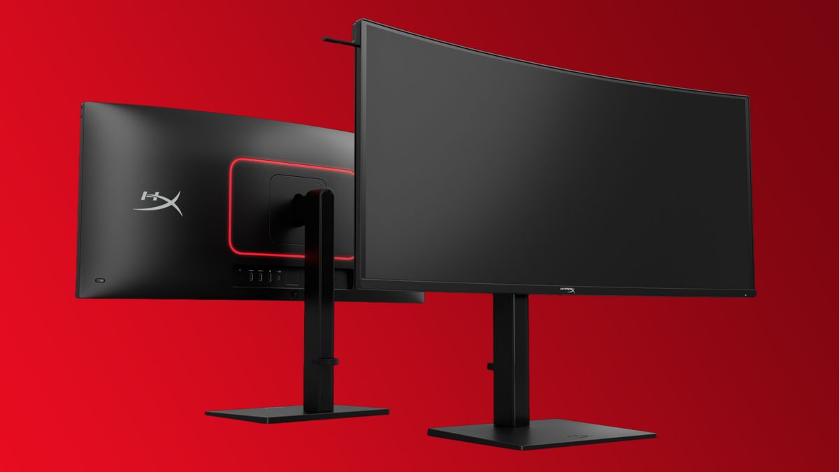 HyperX gaming monitors are a thing now, and HP says this 34-inch QD-OLED model has next-gen V-Stripe tech to banish text fringing