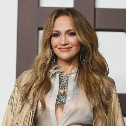 Jennifer Lopez at New York Fashion Week in 2024