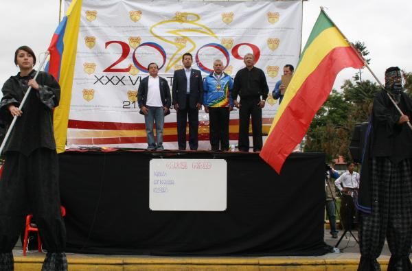 The podium ceremony