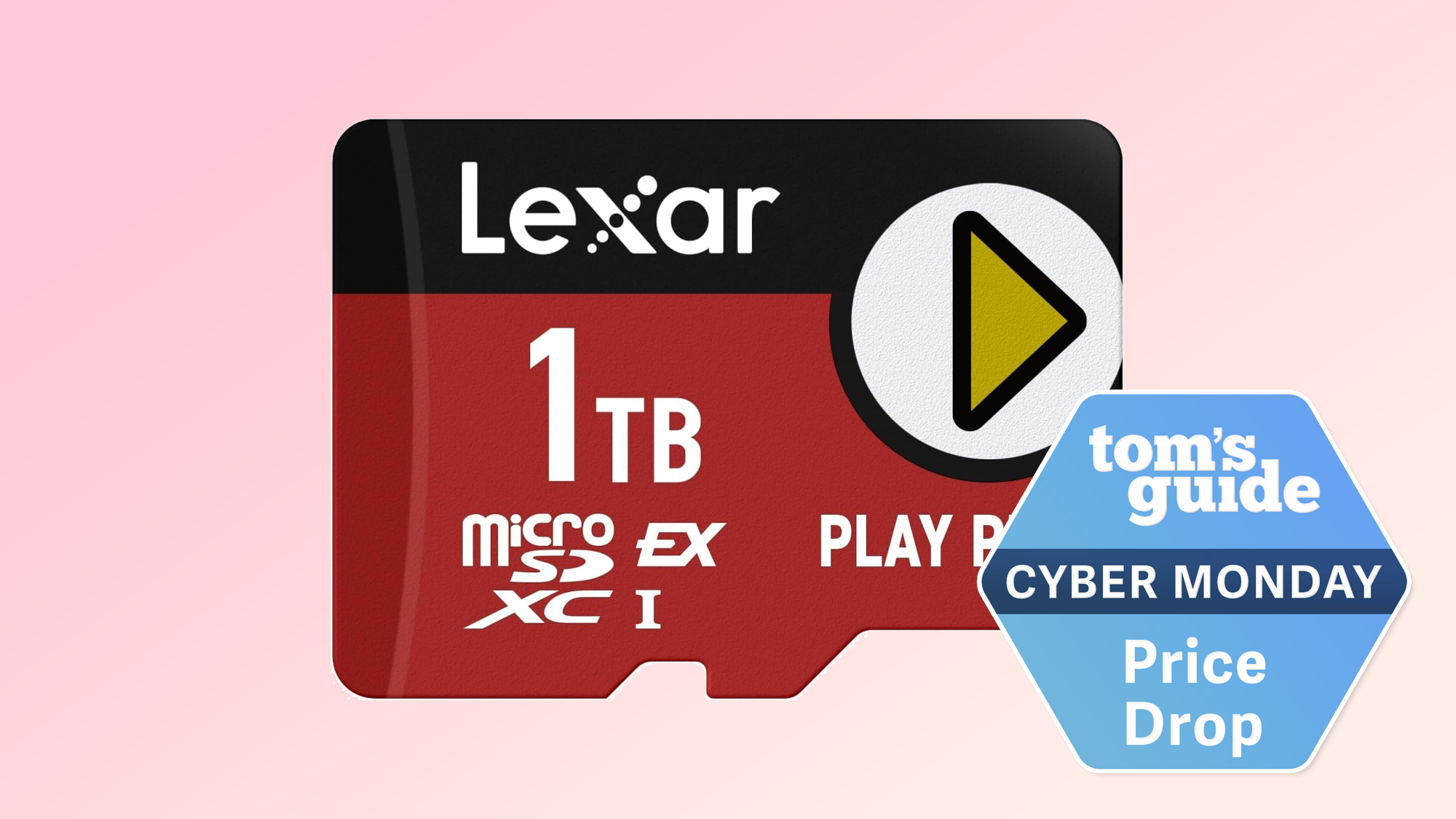 Lexar 1TB microSD Express Card with Tom's Guide Cyber Monday deals badge