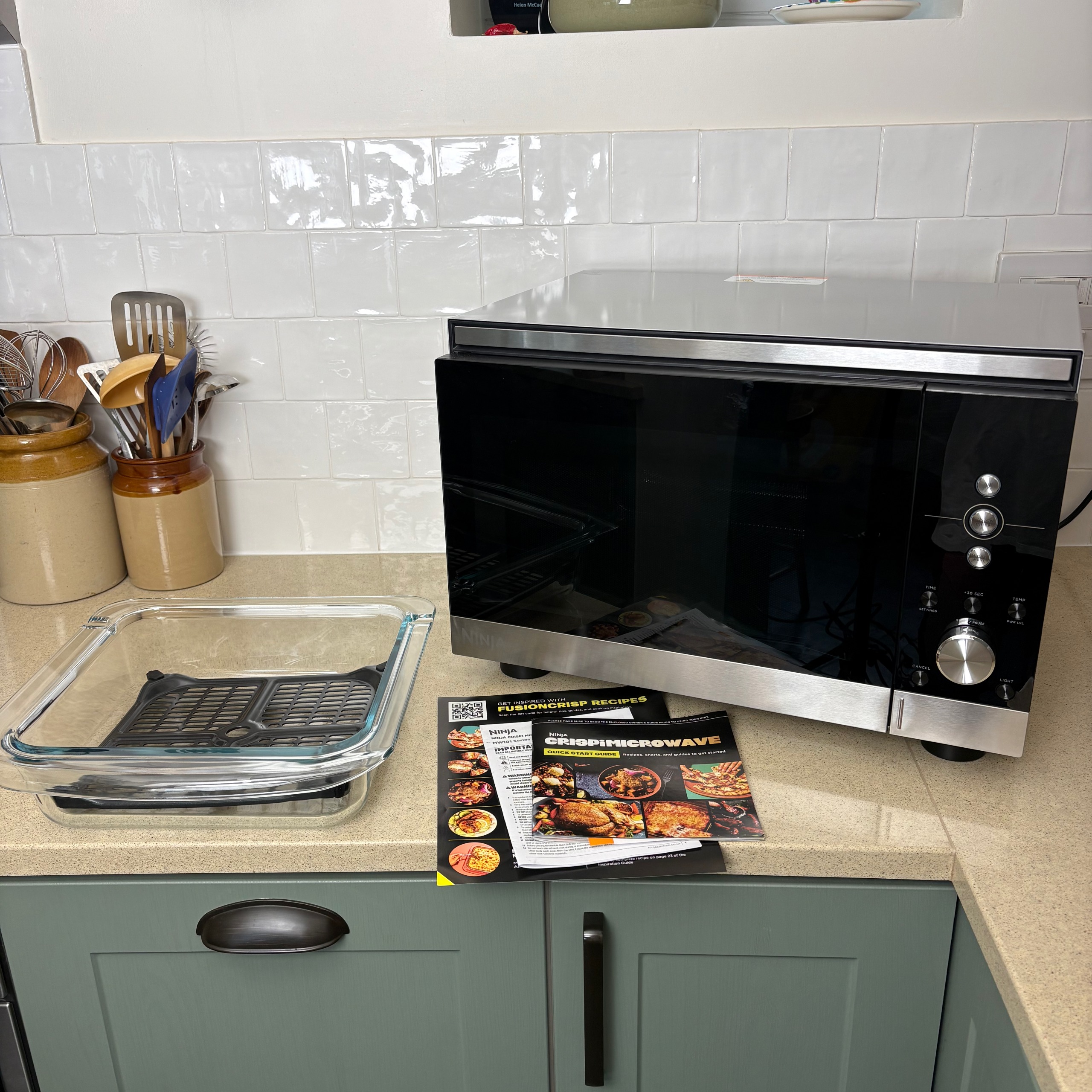 Testing the Ninja Crispi microwave air fryer combo