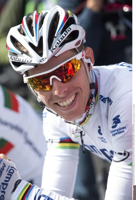 A smiling Rui Costa (Lampre-Merida)