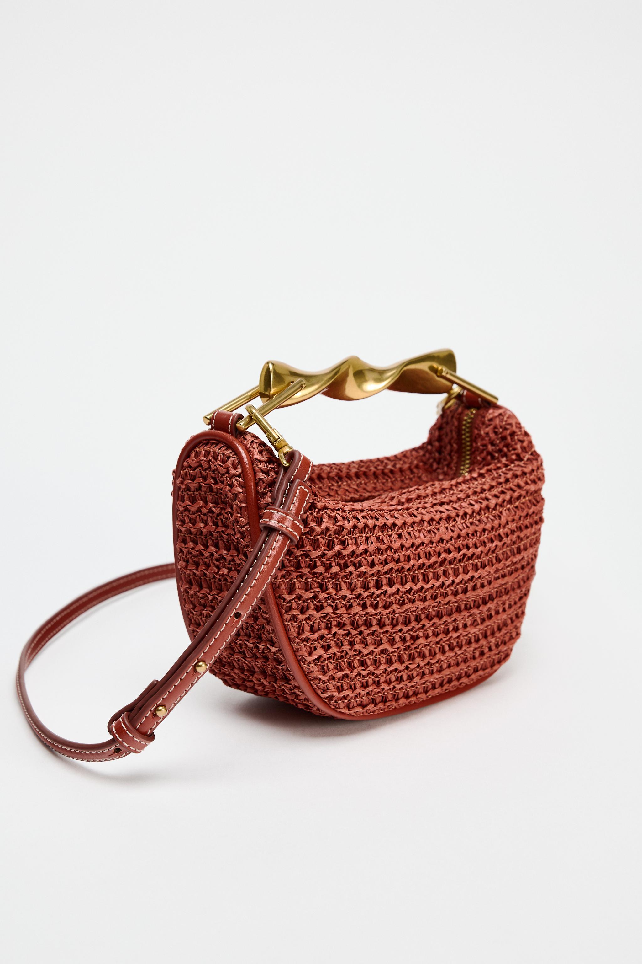 Mini Bag With Metallic Handle