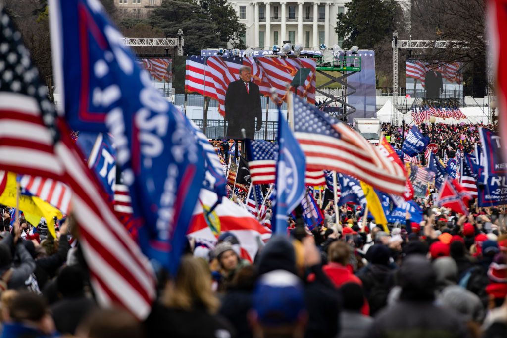 Donald Trump during the Jan. 6 Stop the Steal rally.