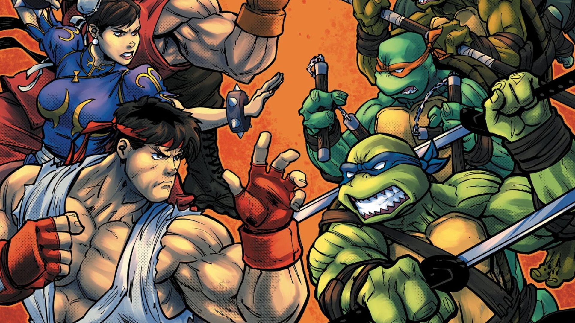 Teenage Mutant <b>Ninja</b> <b>Turtles</b> vs. <b>Street</b> Fighter.