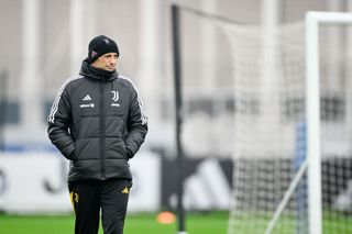 Massimiliano Allegri of Juventus during a training session on December 4, 2023 in Turin, Italy. (Photo by Daniele Badolato - Juventus FC/Juventus FC via Getty Images) Kalvin Phillips Manchester City