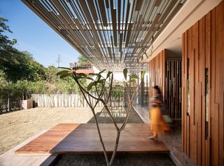 Terrace and garden at Residence 145 by Charged Voids