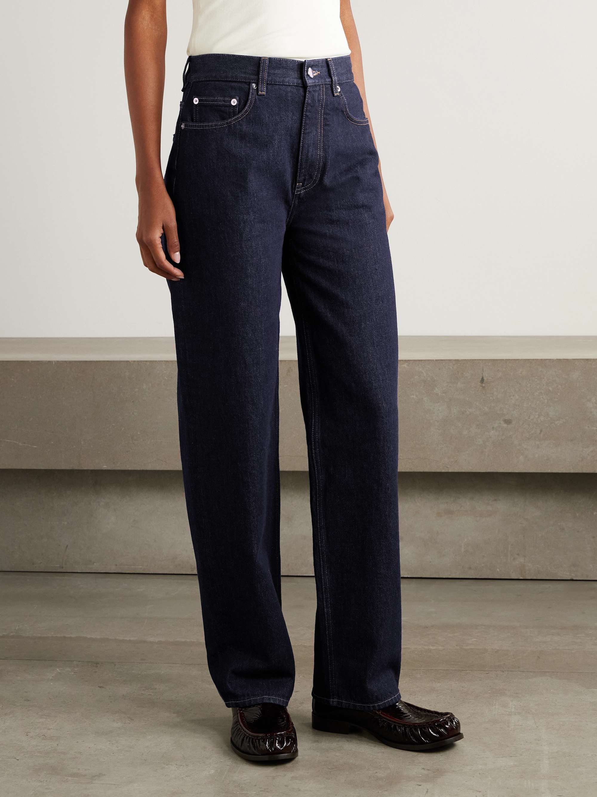 Samur High-Rise Straight-Leg Jeans