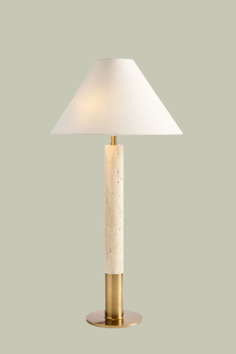 Pottery Barn Sterling Travertine Table Lamp