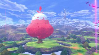 Pokemon Sword Shield Crown Tundra Pink Tree