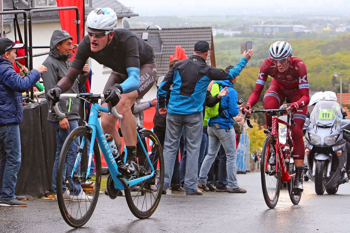 Nico Denz (AG2R-La Mondiale) digging deep
