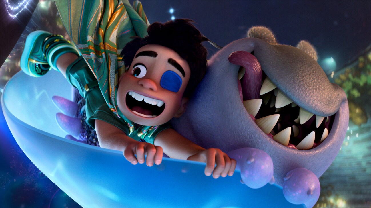 Elio and Glordon in animated movie Elio