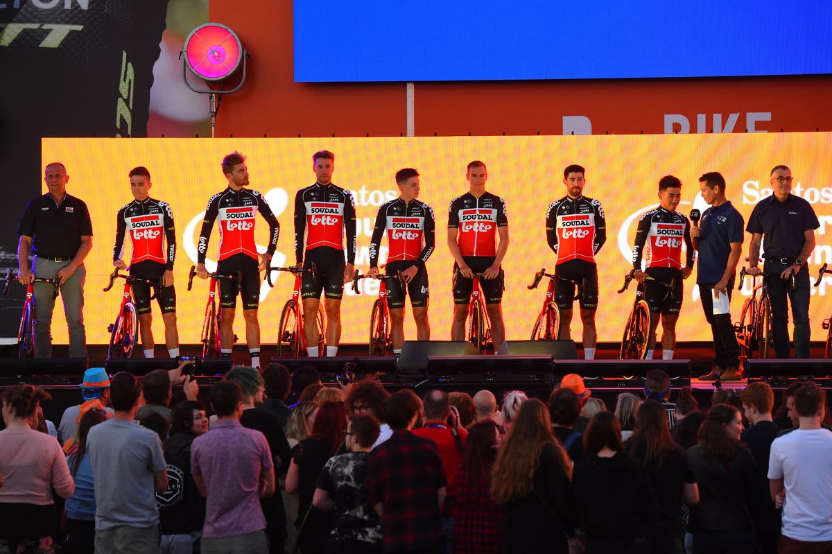 Lotto Soudal are led by home rider Caleb Ewan