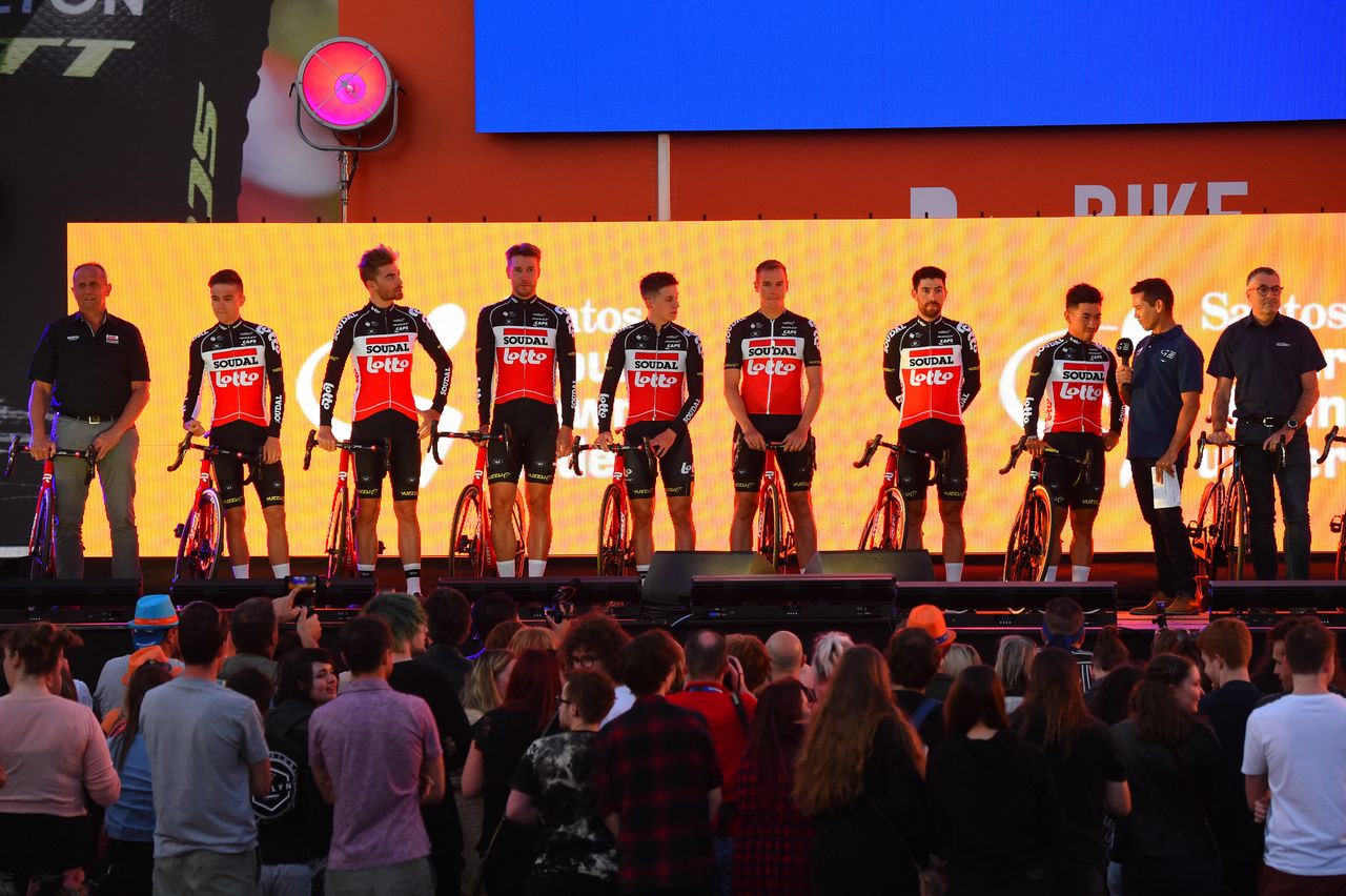 Lotto Soudal are led by home rider Caleb Ewan