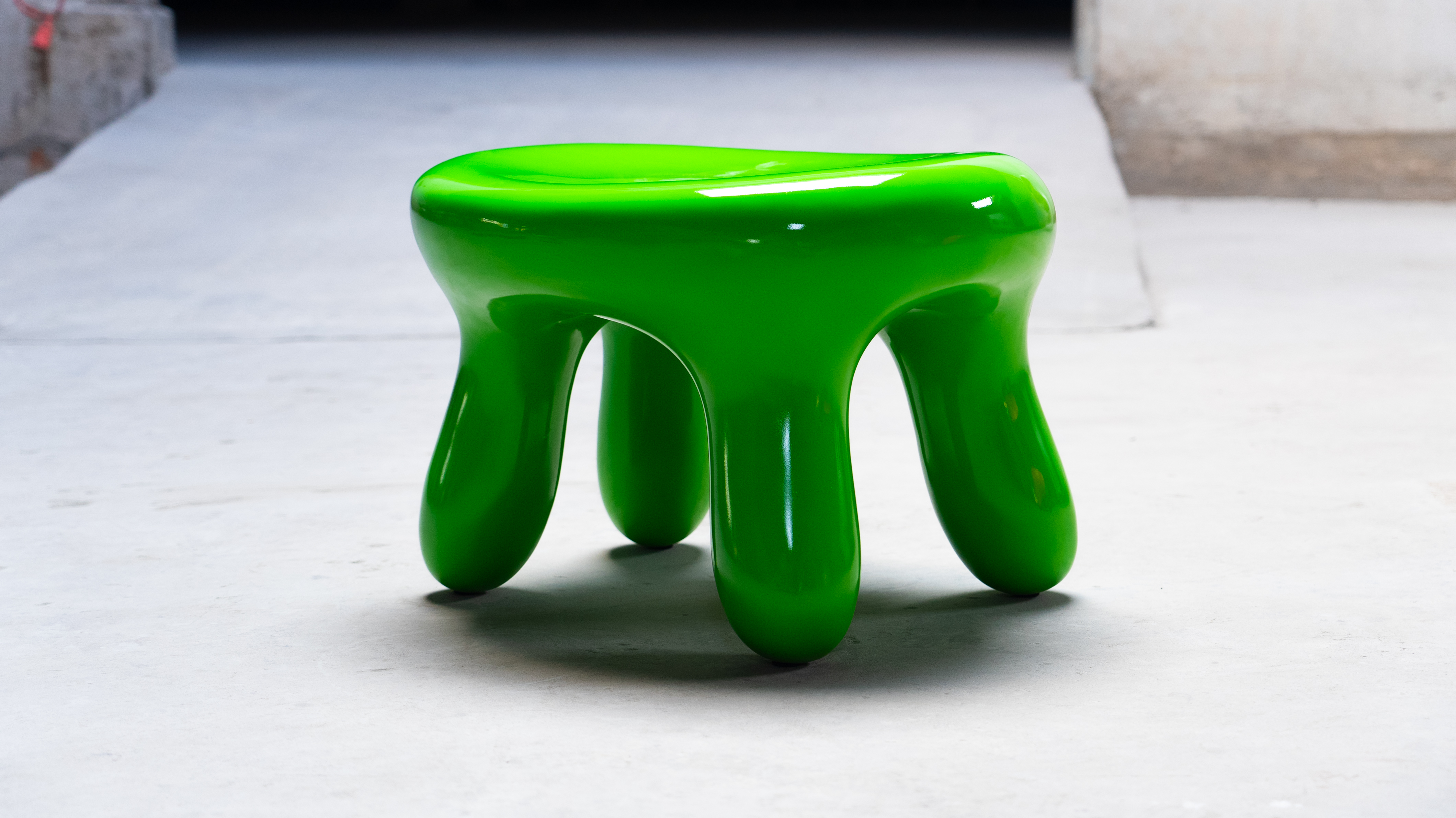 Colourful furniture designed by Jessica Anne Woodley