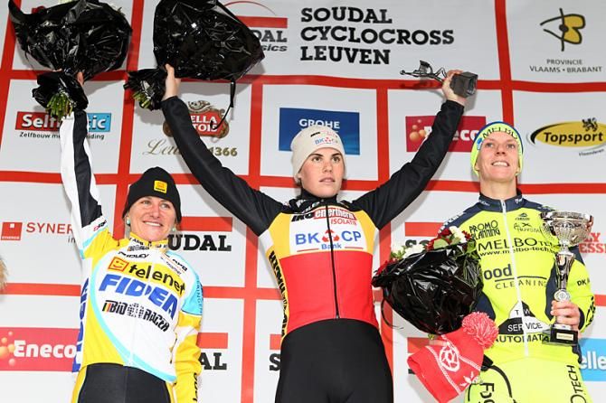 The podium in Leuven