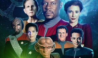 The cast of Deep Space Nine