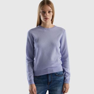 Lavender crew neck sweater