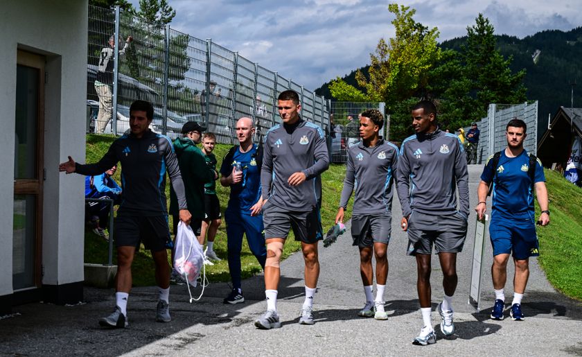 INNSBRUCK, ENGLAND - JULY 14: The Pre Season Training Camp at FC Seefelder on July 14, 2025 in Innsbruck, Austria. (Photo by Serena Taylor/Newcastle United via Getty Images)