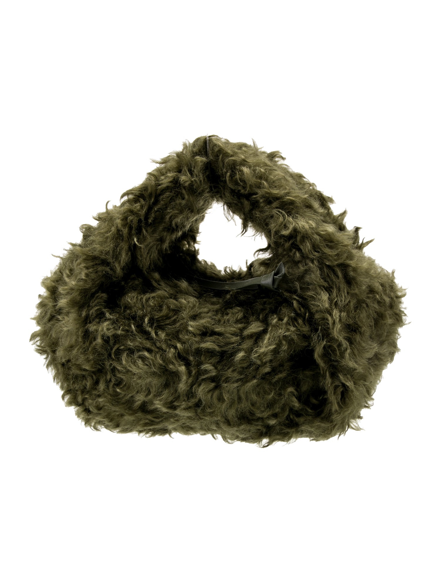 Mohair Top Handle Bag