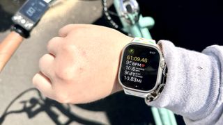 Apple Watch biking workout