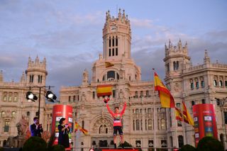 Roglic tops the Vuelta podium in Madrid