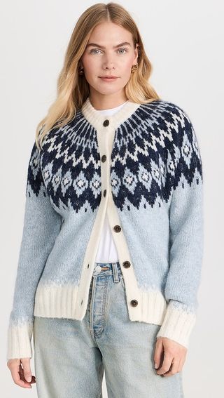 Alex Mill Ashwood Fair Isle Cardigan