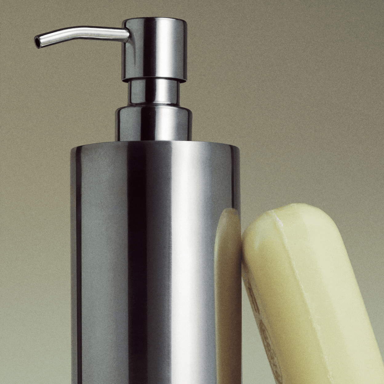 H&M Stainless Steel Soap Dispenser.