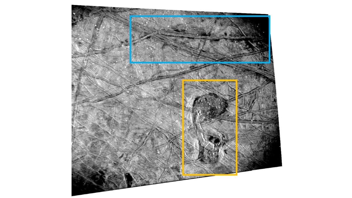 Foto espacial de esta semana: la NASA ve el movimiento de un «ornitorrinco» en Europa, la luna de Júpiter